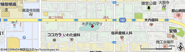 株式会社日比谷花壇　ホテルハマツ店周辺の地図