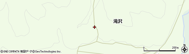 福島県大沼郡金山町滝沢上ノ山周辺の地図
