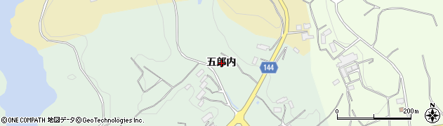 福島県三春町（田村郡）狐田（五郎内）周辺の地図