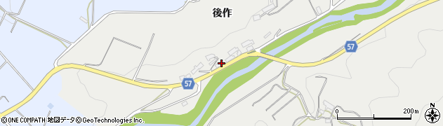 福島県田村郡三春町西方後作155周辺の地図