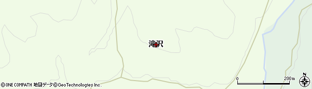 福島県金山町（大沼郡）滝沢周辺の地図