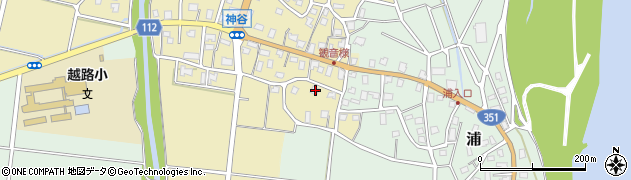 新潟県長岡市神谷1375周辺の地図