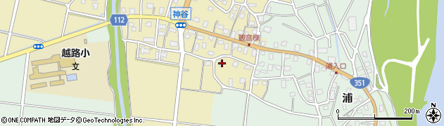 新潟県長岡市神谷1388周辺の地図