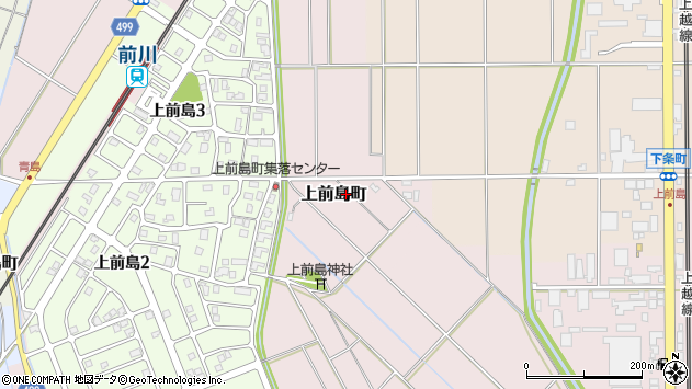 〒940-1144 新潟県長岡市上前島町の地図