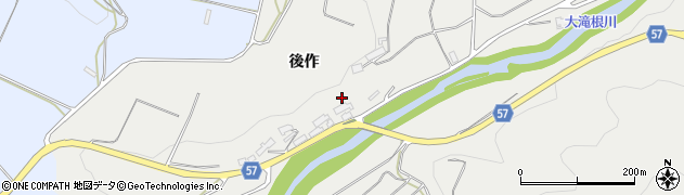 福島県田村郡三春町西方後作141周辺の地図