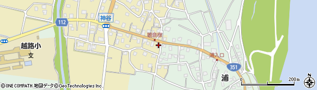 新潟県長岡市神谷1381周辺の地図