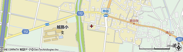 新潟県長岡市神谷1136周辺の地図