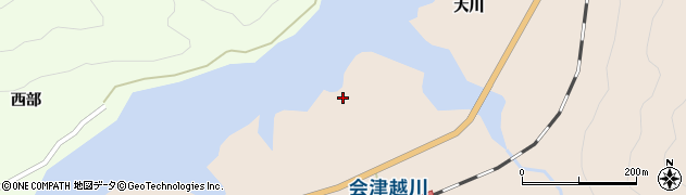 福島県大沼郡金山町越川二十苅周辺の地図