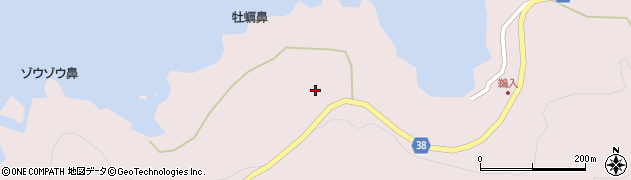 石川県輪島市鵜入町（ホ）周辺の地図