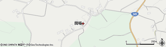 福島県田村市船引町椚山（関場）周辺の地図