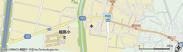 新潟県長岡市神谷1456周辺の地図