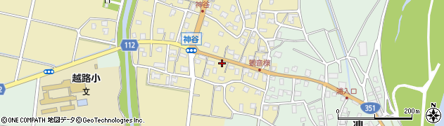 新潟県長岡市神谷1412周辺の地図