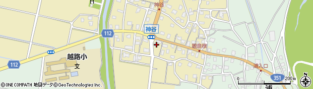 新潟県長岡市神谷1418周辺の地図