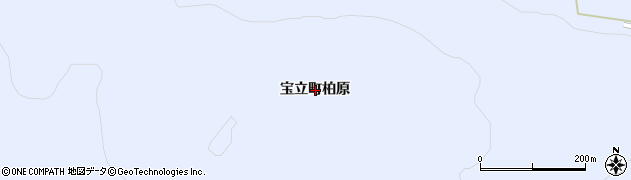 石川県珠洲市宝立町柏原周辺の地図