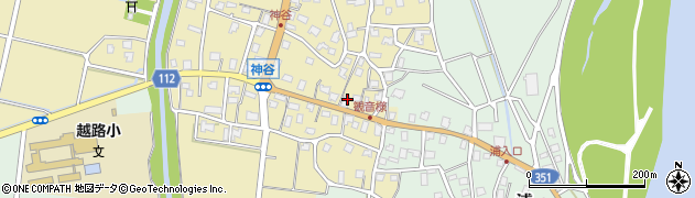 新潟県長岡市神谷1512周辺の地図