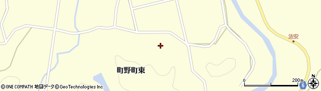 石川県輪島市町野町（東ロ）周辺の地図