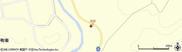 石川県輪島市町野町（北円山子）周辺の地図