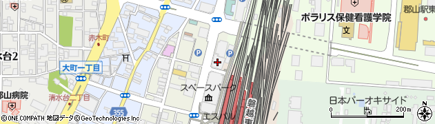 日本通信機器株式会社　福島営業所周辺の地図