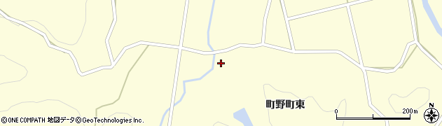 石川県輪島市町野町東レ周辺の地図