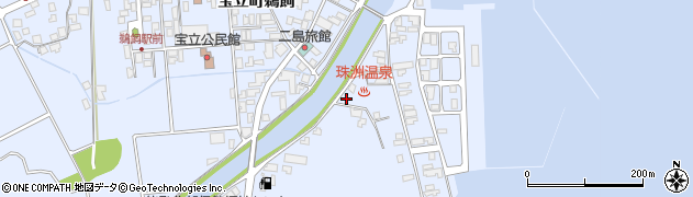 石川県珠洲市宝立町（鵜飼イ）周辺の地図