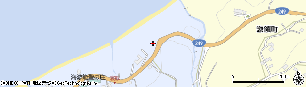 石川県輪島市大野町（向平）周辺の地図