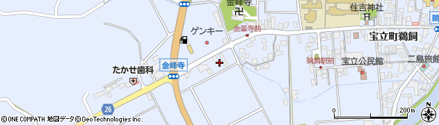 石川県珠洲市宝立町（鵜飼丁）周辺の地図