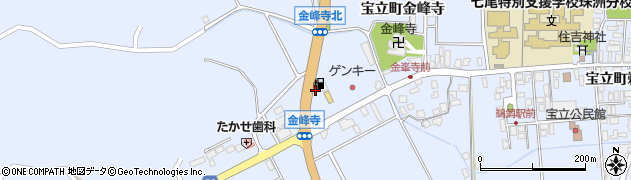 石川県珠洲市宝立町（金峰寺未）周辺の地図