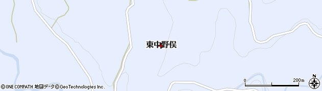新潟県長岡市東中野俣周辺の地図