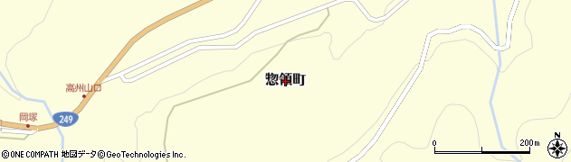 石川県輪島市惣領町周辺の地図