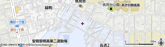 栄光寮周辺の地図