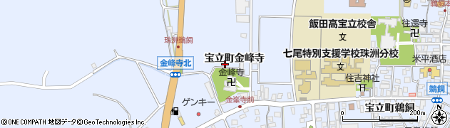 石川県珠洲市宝立町金峰寺周辺の地図