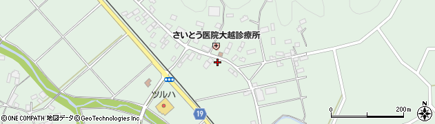 福島県田村市大越町下大越（本風呂）周辺の地図