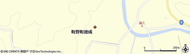 石川県輪島市町野町（徳成ハ）周辺の地図