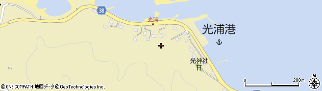 石川県輪島市光浦町周辺の地図