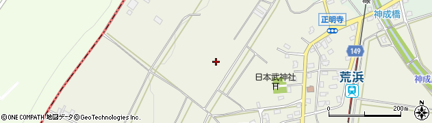 新潟県刈羽村（刈羽郡）正明寺周辺の地図