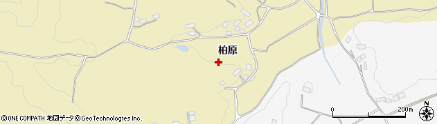 福島県田村市船引町芦沢（柏原）周辺の地図