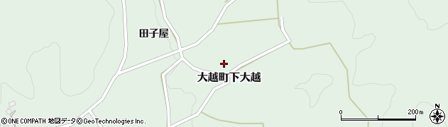 福島県田村市大越町下大越（宮山）周辺の地図