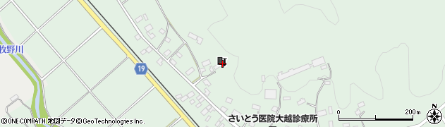 福島県田村市大越町下大越町周辺の地図