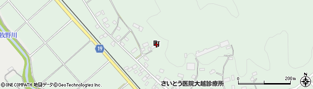 福島県田村市大越町下大越（町）周辺の地図