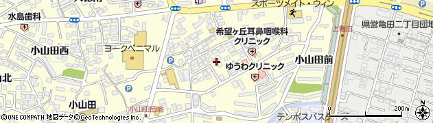 福島県郡山市大槻町（広町）周辺の地図