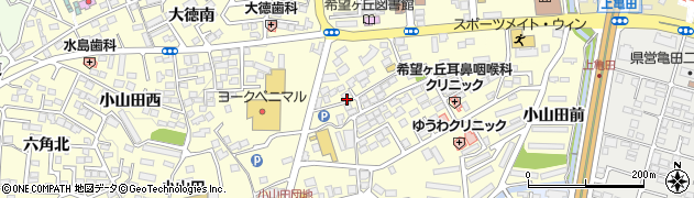 福島県郡山市大槻町菅田周辺の地図