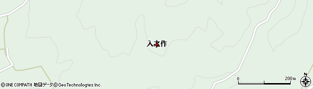 福島県田村市大越町下大越（入之作）周辺の地図