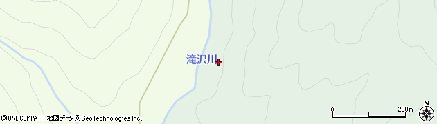 福島県金山町（大沼郡）大塩（昇沢）周辺の地図