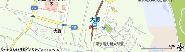 大野駅周辺の地図