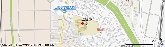 長岡市　上組第二児童クラブ周辺の地図