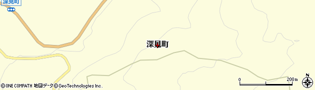 石川県輪島市深見町周辺の地図