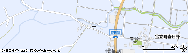 石川県珠洲市宝立町春日野は周辺の地図