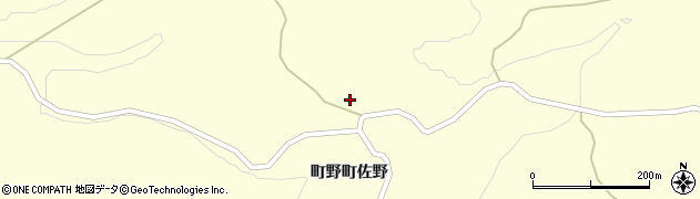 石川県輪島市町野町（佐野マ）周辺の地図