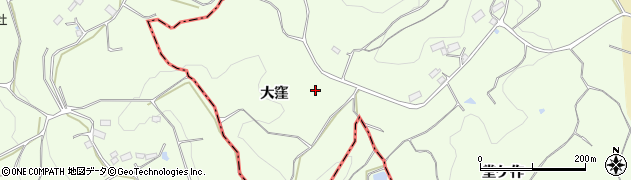 福島県三春町（田村郡）上舞木（大窪）周辺の地図