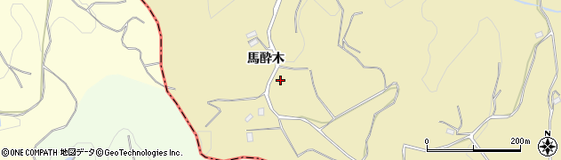 福島県田村市船引町芦沢（馬酔木）周辺の地図